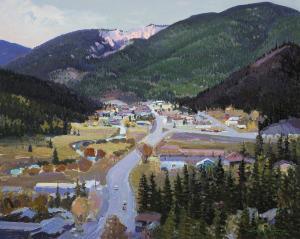 JORDAN Jerry 1944,Storybook Town, Red River, NM,Scottsdale Art Auction US 2023-08-26