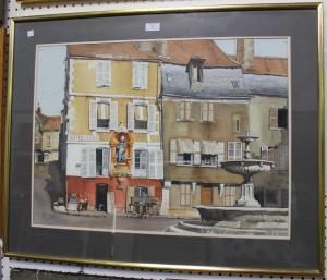 JORDAN Keith A 1900-1900,Place St Nicholas Auxerre (Yonne),Tooveys Auction GB 2014-11-05