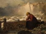 JORDAN Rudolf 1810-1887,At the Cliffs of Heligoland,c.1860,Auctionata DE 2017-02-14