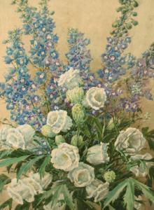 JORDAN William 1884,Floral study,1944,Rosebery's GB 2008-08-05