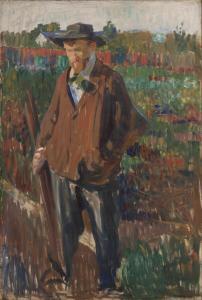 JORGENSEN Aksel 1883-1957,Portrait of the painter Wils,Bruun Rasmussen DK 2025-01-14