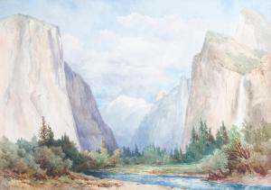 JORGENSEN Christian A 1860-1935,View of Yosemite,1901,Bonhams GB 2023-11-30