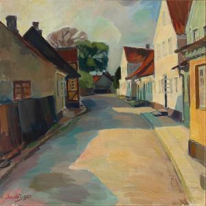 JORGENSEN Jacob 1879-1948,Scene from Nørregade 41-43,Bruun Rasmussen DK 2016-05-02