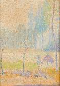 JORIS Jacques 1901-1973,Paysage pointilliste,1920,Horta BE 2014-05-19