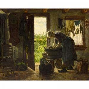 JORISSEN Willem 1871-1910,AN INTERIOR SCENE WITH MOTHER AND CHILD,Sotheby's GB 2005-09-06