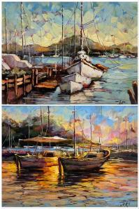 JORO,Moored Boats in Daylight and Sunset,David Duggleby Limited GB 2022-07-02