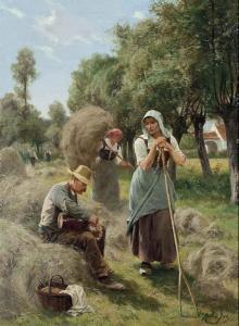 JOS Julien 1800-1900,A rest from harvest,Christie's GB 2014-05-02