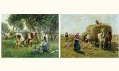 JOS Julien 1800-1900,la collecte du lait et le ramassage des foins,Mercier & Cie FR 2006-02-12