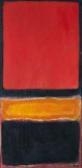 JOSE Julio 1963,Composition en rouge,Aguttes FR 2009-12-16
