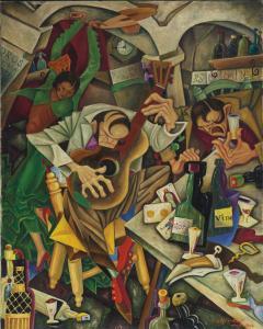 Jose Lopez Rey 1904-1957,EL JALEO (THE ESSENCE OF FLAMENCO),1942,Sotheby's GB 2012-11-19