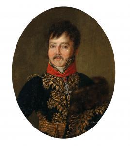 JOSEF Ziegler 1785-1852,Portrait of Count Stefan Illeshazy,1817,Palais Dorotheum AT 2021-11-09