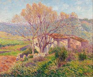 JOSEPH Albert 1868-1952,Paysage d'automne dans la Creuze,Millon & Associés FR 2019-06-26