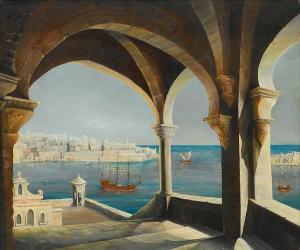 Joseph Edward Bagshawe Mattei 1911-1964,Malta of the Knights, a set of four,Bonhams GB 2008-05-21