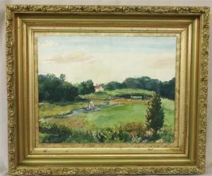 joseph higgins,LANDSCAPE WITH BRIDGE,1935,Grogan & Co. US 2008-10-04