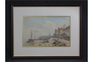 JOSEPHUS MADLENER Antonius 1827-1890,A Dutch quayside scene,Peter Francis GB 2015-05-20