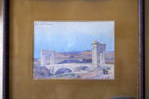 JOSSO Camille Paul 1902-1986,Pont de St Chamas,Adjug'art FR 2018-06-27