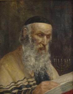 JOST Joseph 1888-1948,A rabbi reading,Sworders GB 2023-09-26