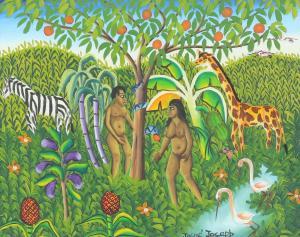 JOSUE Joseph 1947,Adam and Eve in the garden of Eden,Woolley & Wallis GB 2021-05-11