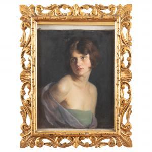 JOSZ Italo 1878-1942,Ritratto di giovane donna,Wannenes Art Auctions IT 2022-02-08
