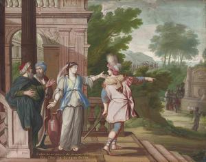 JOUBERT Jean 1676-1706,Rebecca and the servant of Abraham,Christie's GB 2011-07-05