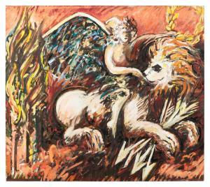 JOUBERT Laurent 1952,Eté sur un lion,1984,Sotheby's GB 2022-03-17