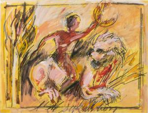 JOUBERT Laurent 1952,L'Eté sur un lion,Sotheby's GB 2022-03-17