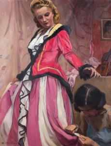 JOUBIN Georges 1888-1983,La Robe,1975,Ader FR 2023-01-27