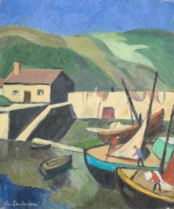 JOUBIN Georges 1888-1983,Le petit port de Brigneau (Finistère),Marambat-Camper FR 2023-04-19