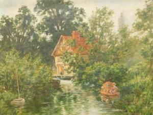 JOURDAIN John 1800-1900,Country river scenes,Golding Young & Mawer GB 2017-11-22
