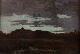 JOURDAN Louis 1872-1948,Paysage nocturne,Etienne de Baecque FR 2021-03-13