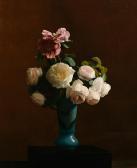 JOUSSAY Jacques Jules 1821-1889,Still life of roses in a vase,Bonhams GB 2009-11-24