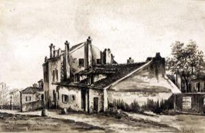 JOUVE Paul 1878-1973,Montmarte, la maison de Mimi Pinson,Daguerre FR 2010-11-24