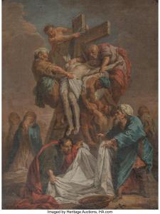 JOUVENET Jean 1644-1717,Descent from the Cross,1697,Heritage US 2023-02-09