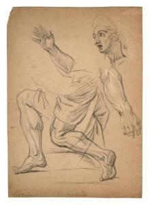 JOUVENET Jean,Etude de bras, jambes et tête,Artcurial | Briest - Poulain - F. Tajan 2024-02-06