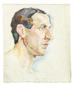 JOVINGE Torsten 1898-1936,Porträttstudier, nio stycken,Uppsala Auction SE 2019-04-09
