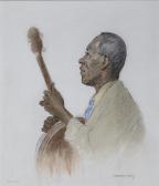 JOWSEY John Wilson 1800-1900,The Banjo player,Woolley & Wallis GB 2012-09-19