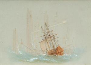 JOY George William 1844-1925,Caught in a rough sea,Dreweatt-Neate GB 2009-06-02