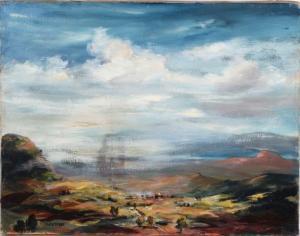 JOY GOTTFRIED MARTHA 1925,Arizona Landscape,Gray's Auctioneers US 2014-08-06