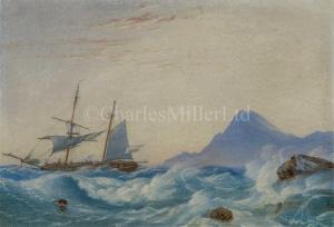JOY William Cantiloe 1803-1867,TWO MASTED VESSEL IN A SQUALL,Charles Miller Ltd GB 2023-04-25