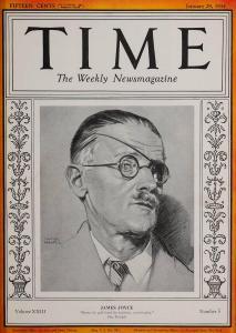 JOYCE James 1882-1941,Two covers of Time magazine,1934/39,Whyte's IE 2021-12-13