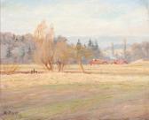 JOYET M,Paysage decampagne en automne,1918,Dogny Auction CH 2011-02-08