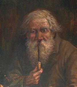 JOZEFOWICZ Julian 1900-1900,Mężczyzna z fajką,Rempex PL 2007-07-02