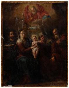 JUAREZ nicholas rodriguez 1667-1734,the Holy Family,Brunk Auctions US 2009-09-12