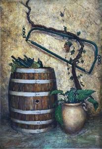 JUDRO Andrian 1965,Still life with wine,Matsa IL 2022-08-30