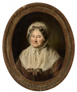JUEL Jens 1745-1802,Portrait of Anna Joachima Danneskiold-Laurvigen, n,Bruun Rasmussen DK 2024-03-04