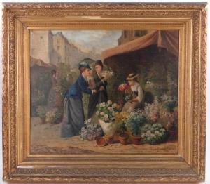 JULLIARD C 1800-1800,The Flower Market,1889,Burstow and Hewett GB 2016-05-25