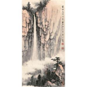 JUNBI HUANG 1898-1991,MAGNIFICENT WATERFALL,1964,Sotheby's GB 2010-10-05