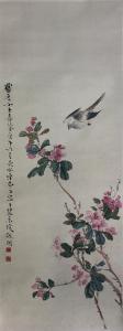 JUNFANG SONG 1900-1987,BIRD AND FLOWERS,1930,Potomack US 2014-07-26