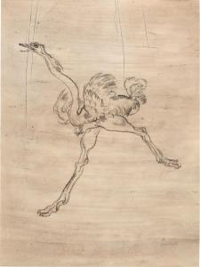 JUNGNICKEL Ludwig Heinrich 1881-1965,An Ostrich,Palais Dorotheum AT 2024-03-14