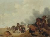 JUNIUS Isaac 1616-1672,A cavalry skirmish,1642,Christie's GB 2013-05-07